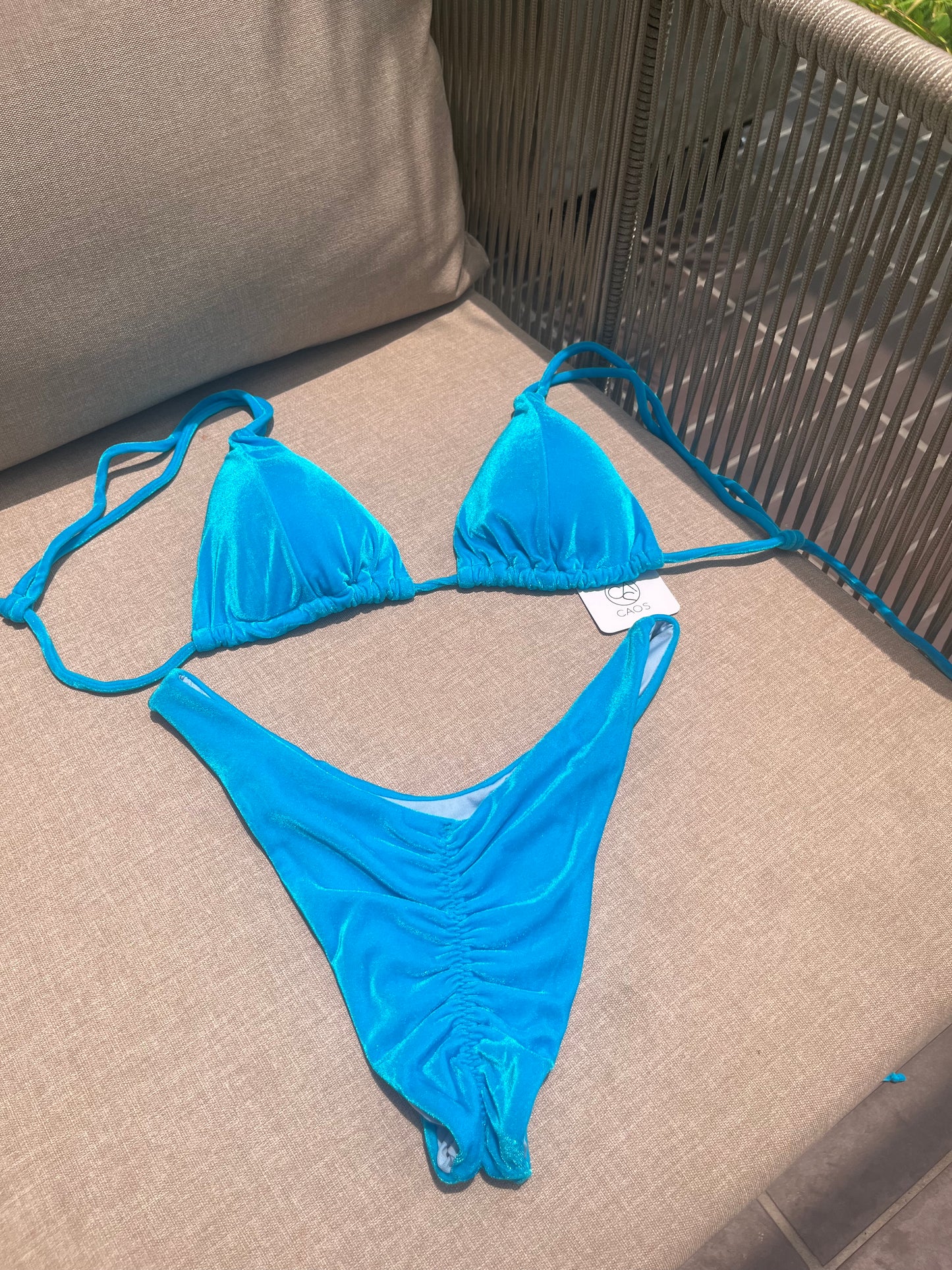 Panty Alicia turquesa velvet