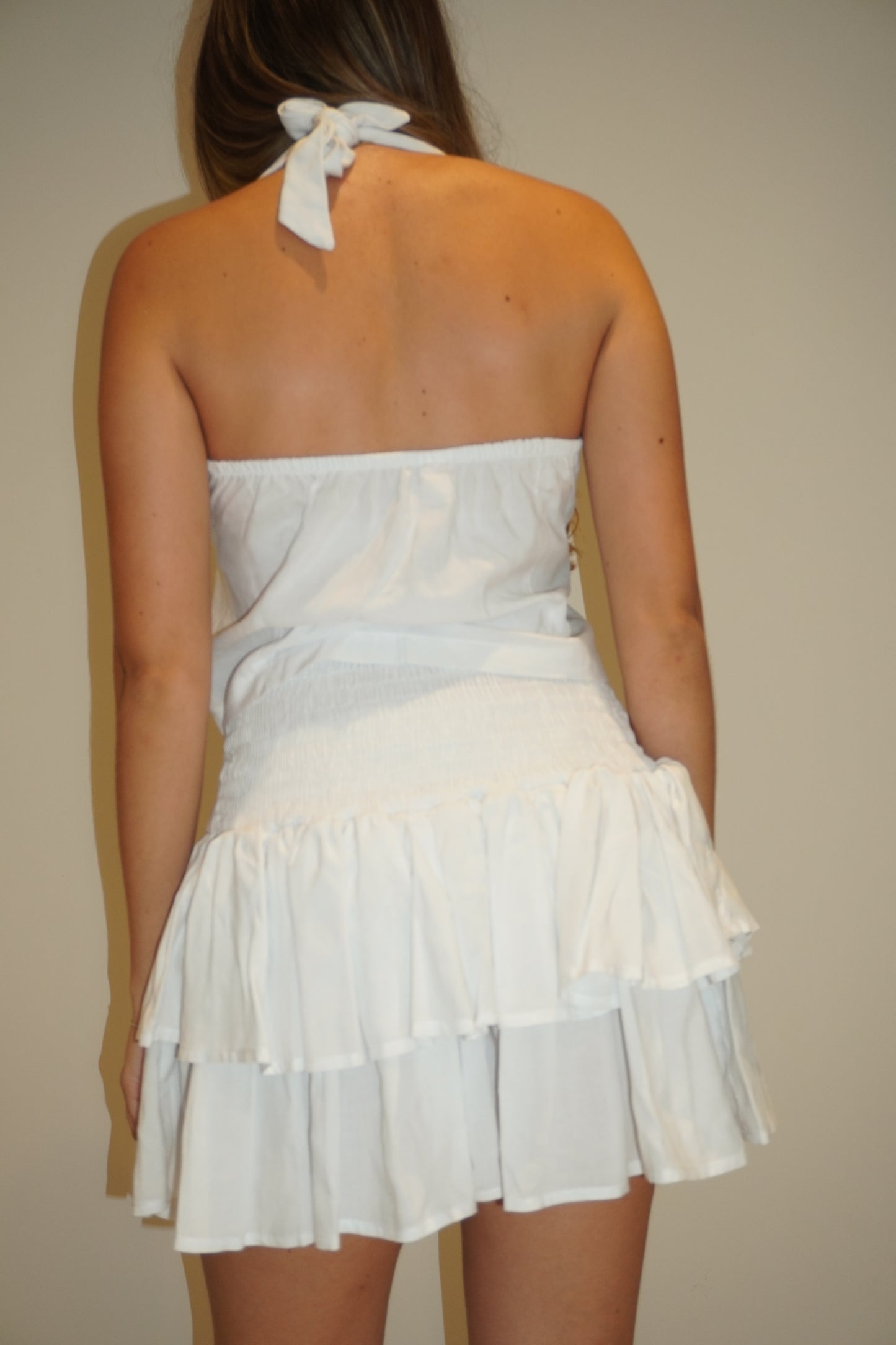 Mini falda Amelia blanca