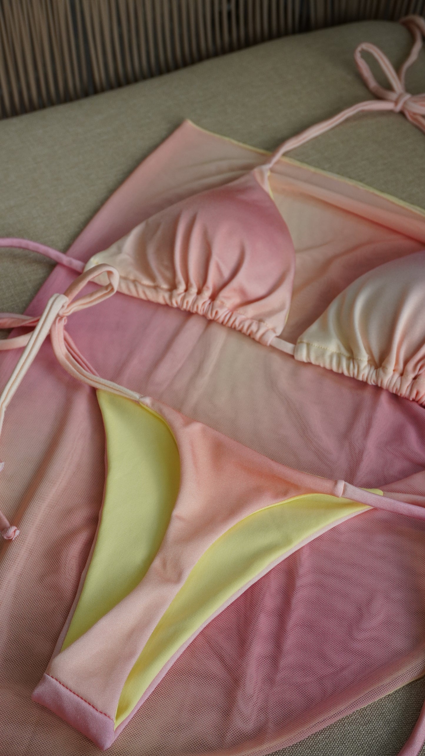 Bikini para bronceo estampado amanecer