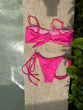 Panty Lily rosa satinado