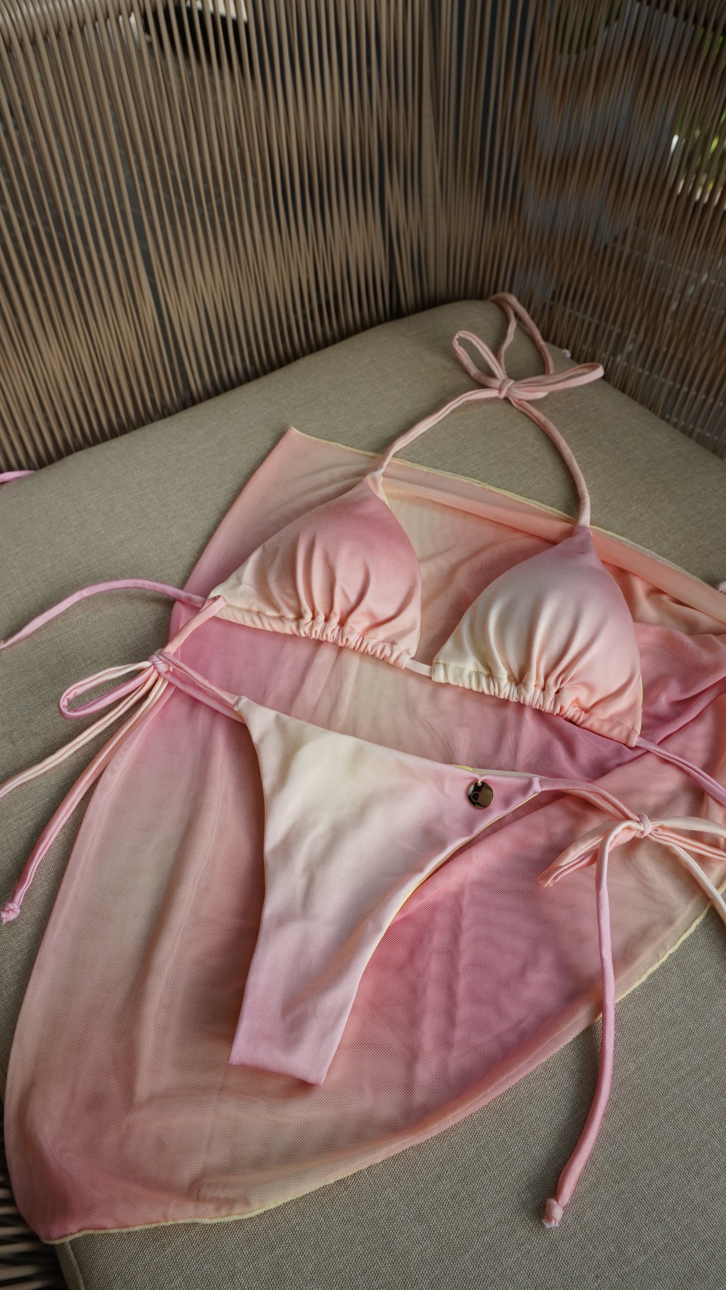 Bikini para bronceo estampado amanecer