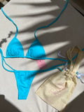 Bikini para bronceo azul celeste